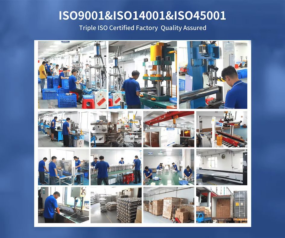 EIREE production lines — ISO 9001, 14001 and 45001 certified factory